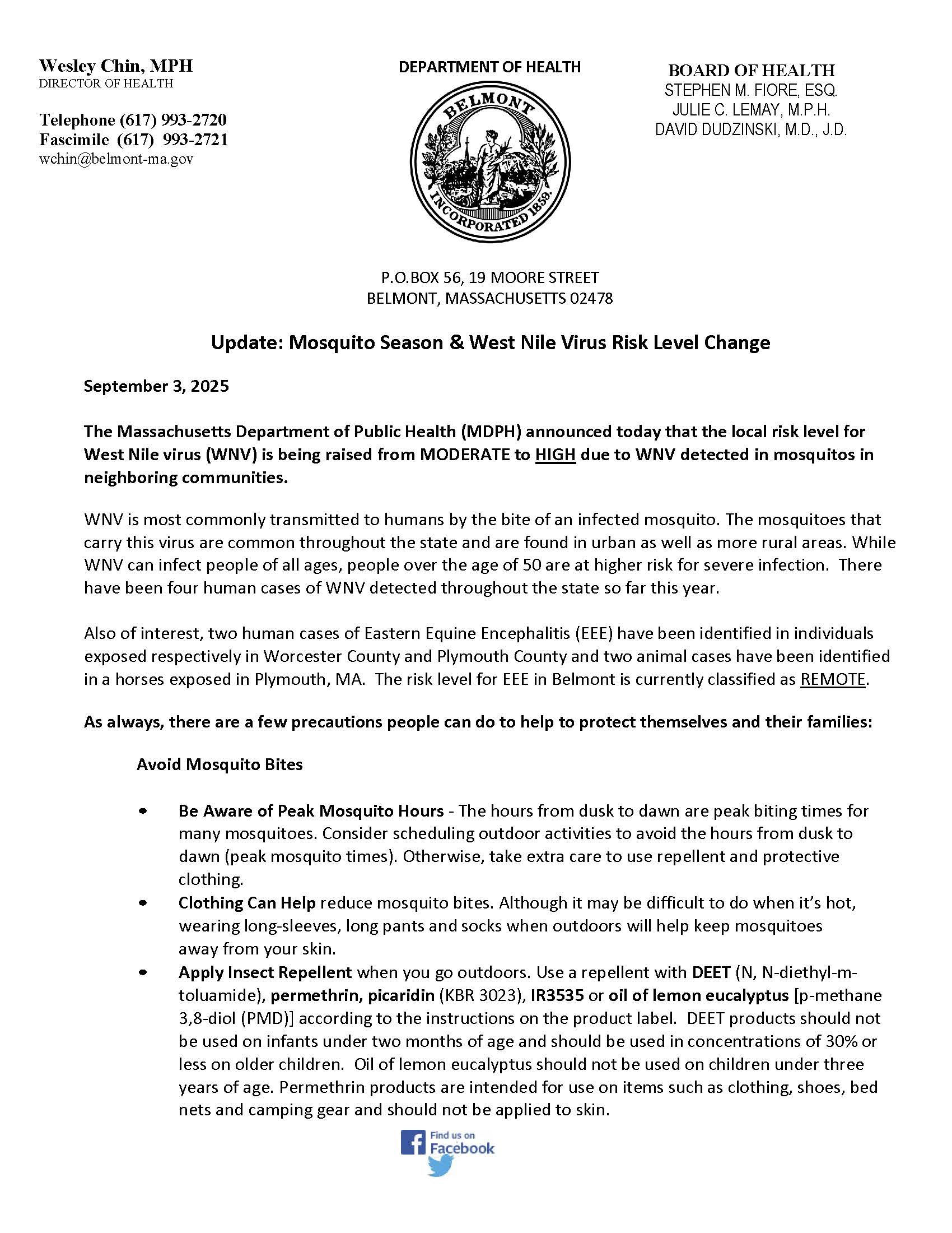 WNVRiskLevelChange_September 2025_Page_1