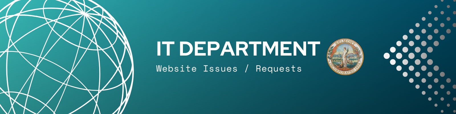 IT Dept. Form Banner