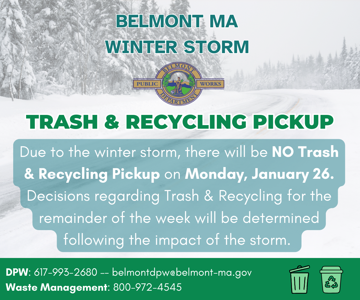 January 2026 Trash and Recycling Delay Announcement