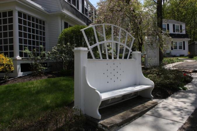 Bench at 1 Colonial Terrace