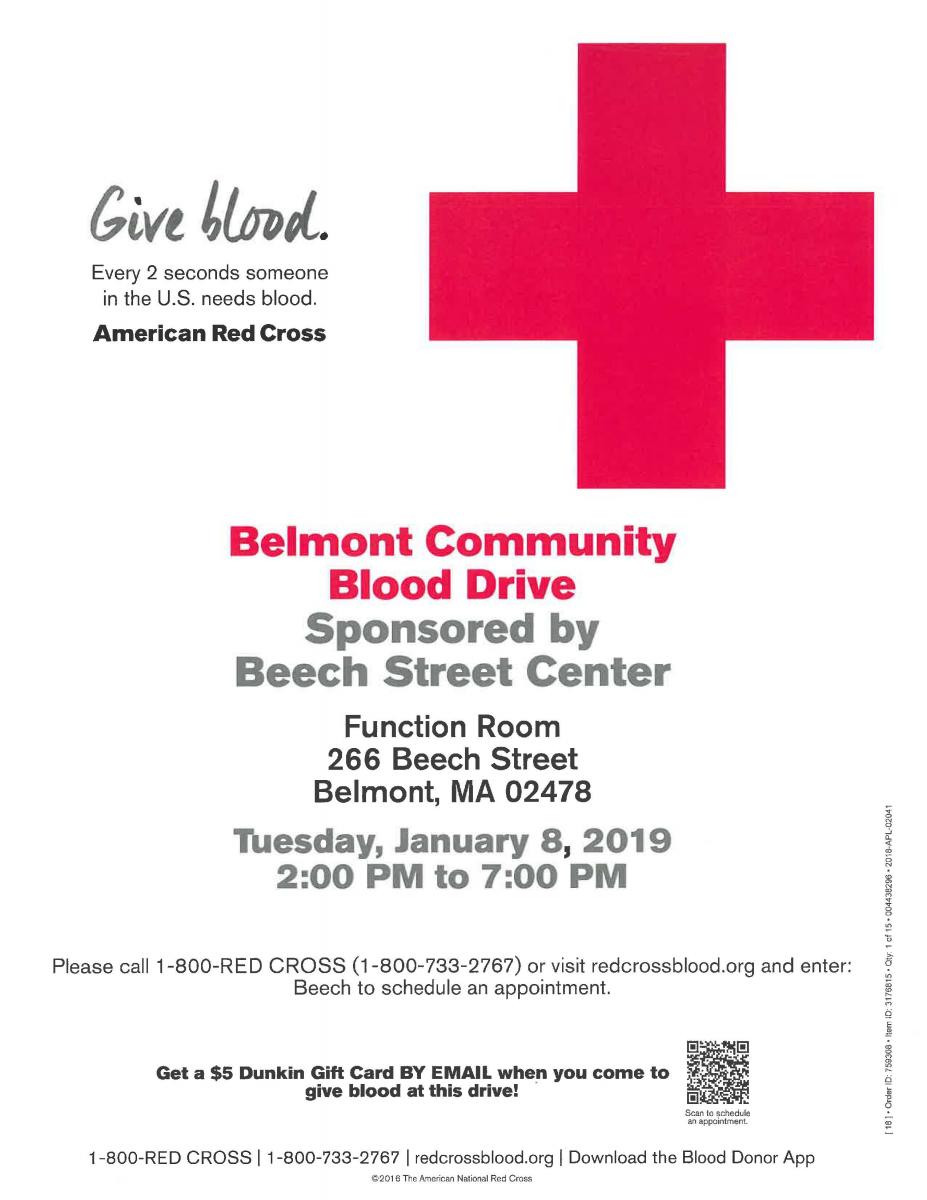 Belmont Community Blood Drive