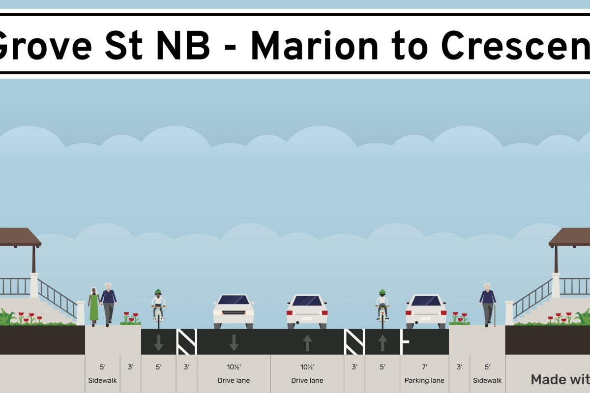 Grove Street NB - Marion to Crescent