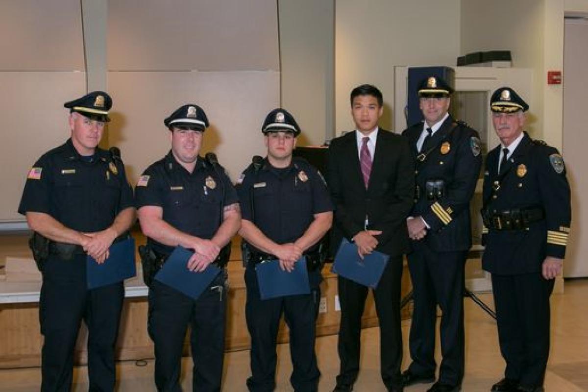 Letter of Recognition - Lt. Donahue, Police Officers Benoit, Stewart, and Cheung
