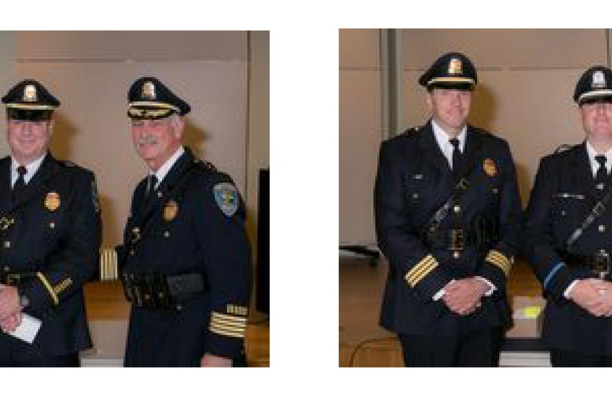 Police Chief Commendation Award - Lt. Brendan O'Leary and Medal of Valor - Detective William Regan