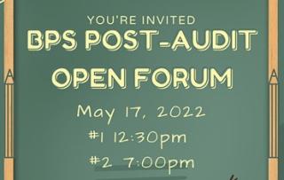  BPS Post-Equity Audit Community Forum