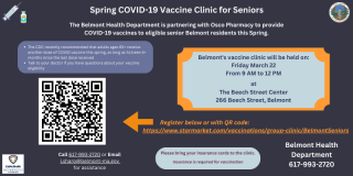 Spring COVID-19 Vaccine Clinic for Seniors