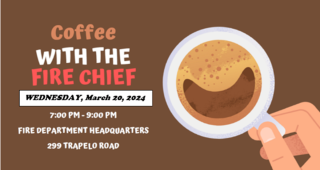 Coffee with the Fire Chief