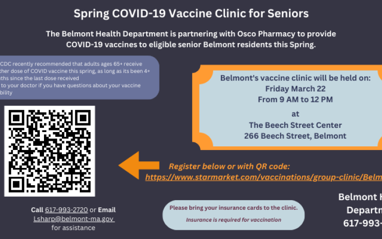 Spring COVID-19 Vaccine Clinic for Seniors
