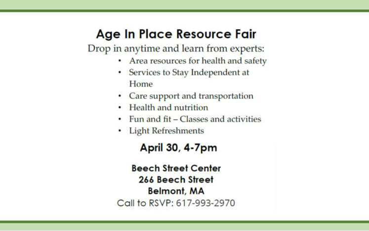 Age in Place Resource Fair