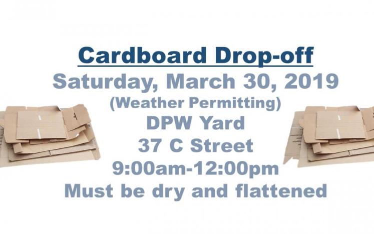 Cardboard Drop-off 03-30-2019