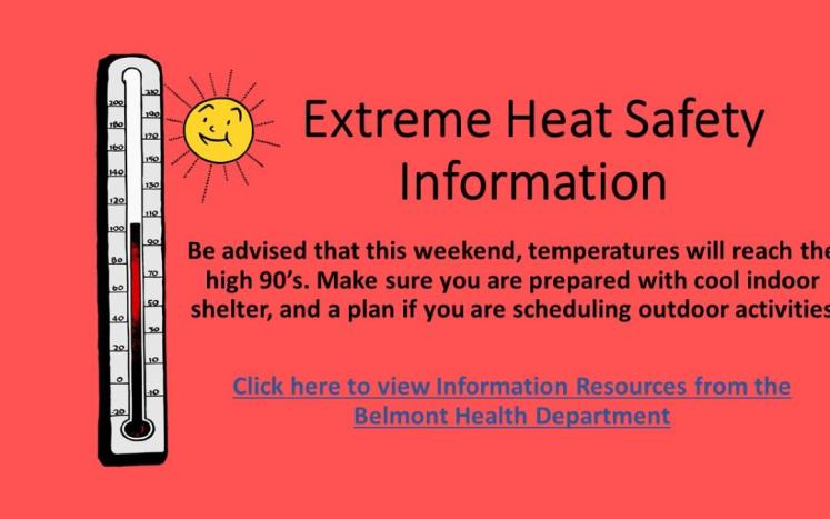 Extreme Heat Safety Information 