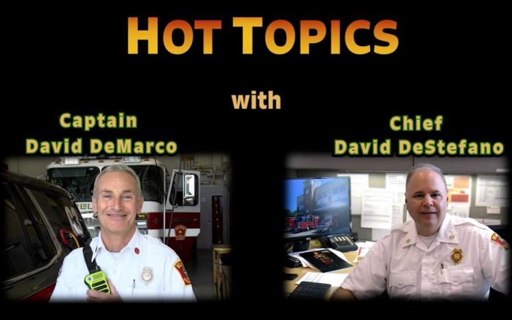 Belmont Fire Department Announces Latest Episode of HOT TOPICS