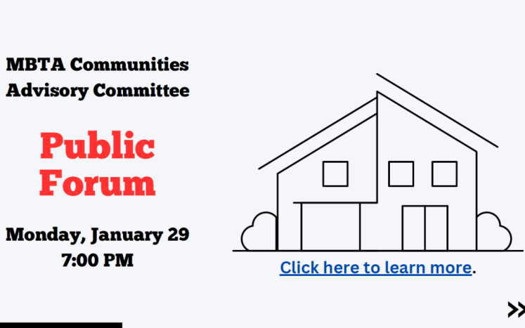 MBTA Communities Advisory Committee - Public Forum