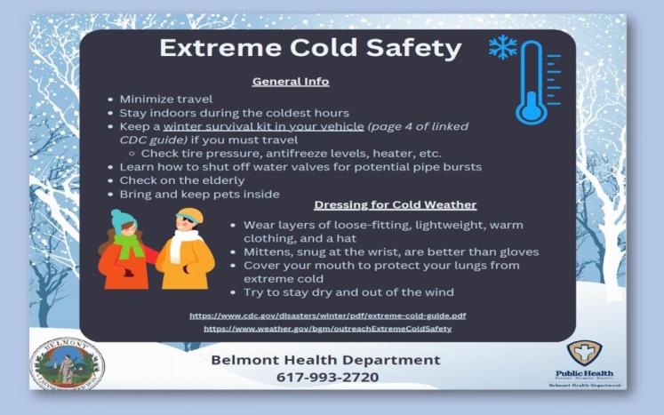 Tips and Resources  for Cold Weather 