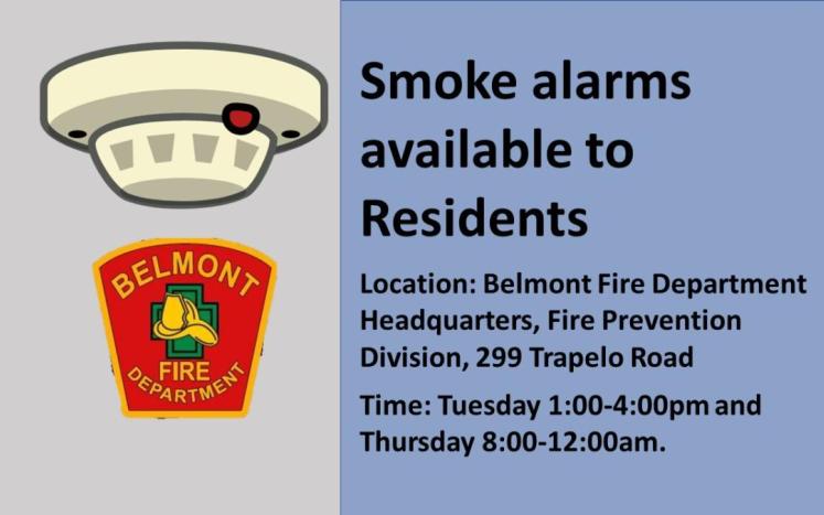 Smoke Alarms Available for Residents 