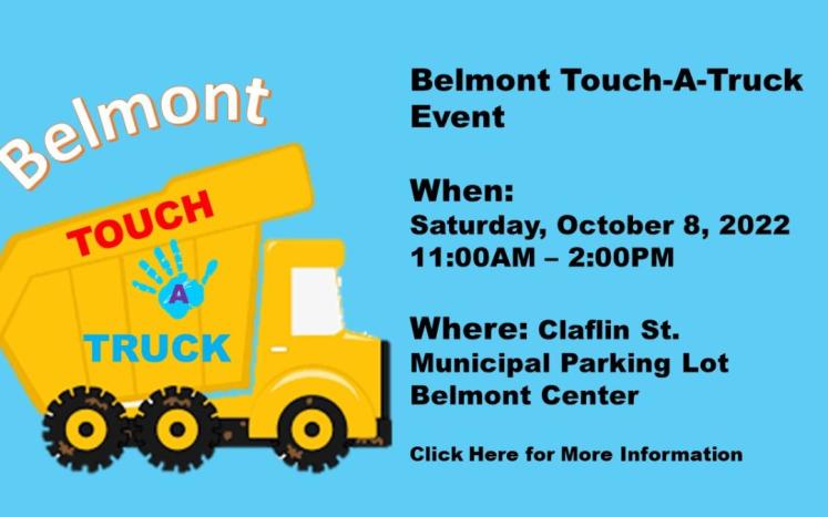 Belmont Touch-A-Truck Community Event 