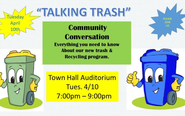 Community Conversation on new trash and recycling program