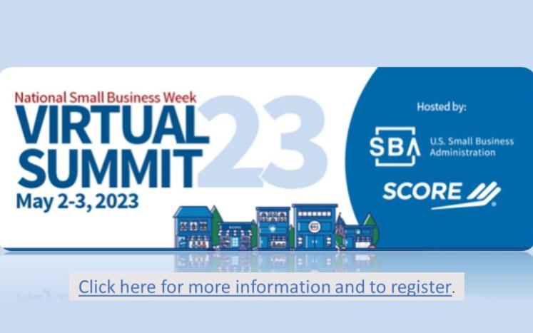 Belmont EDC Announces: National Small Business Week - Virtual Summit