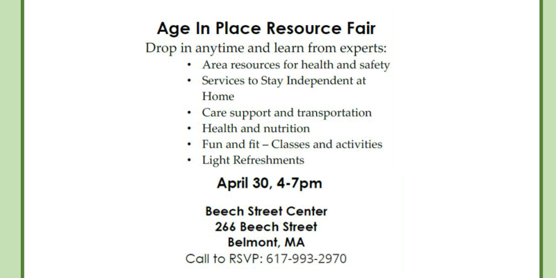 Age in Place Resource Fair