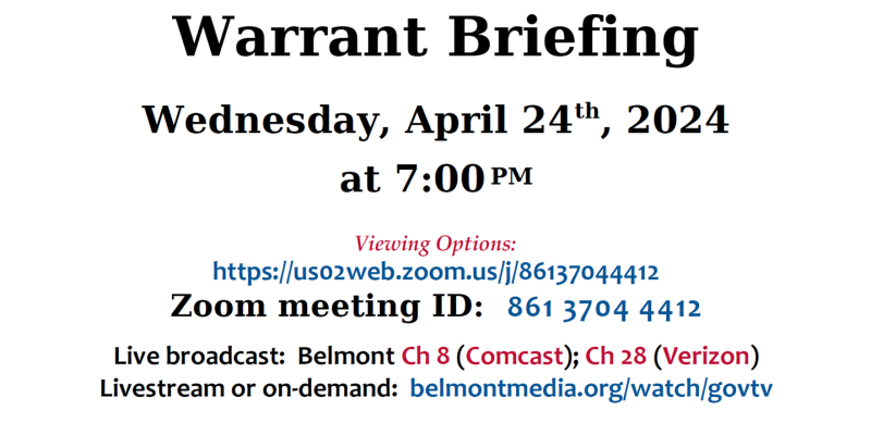LWV - Warrant Briefing